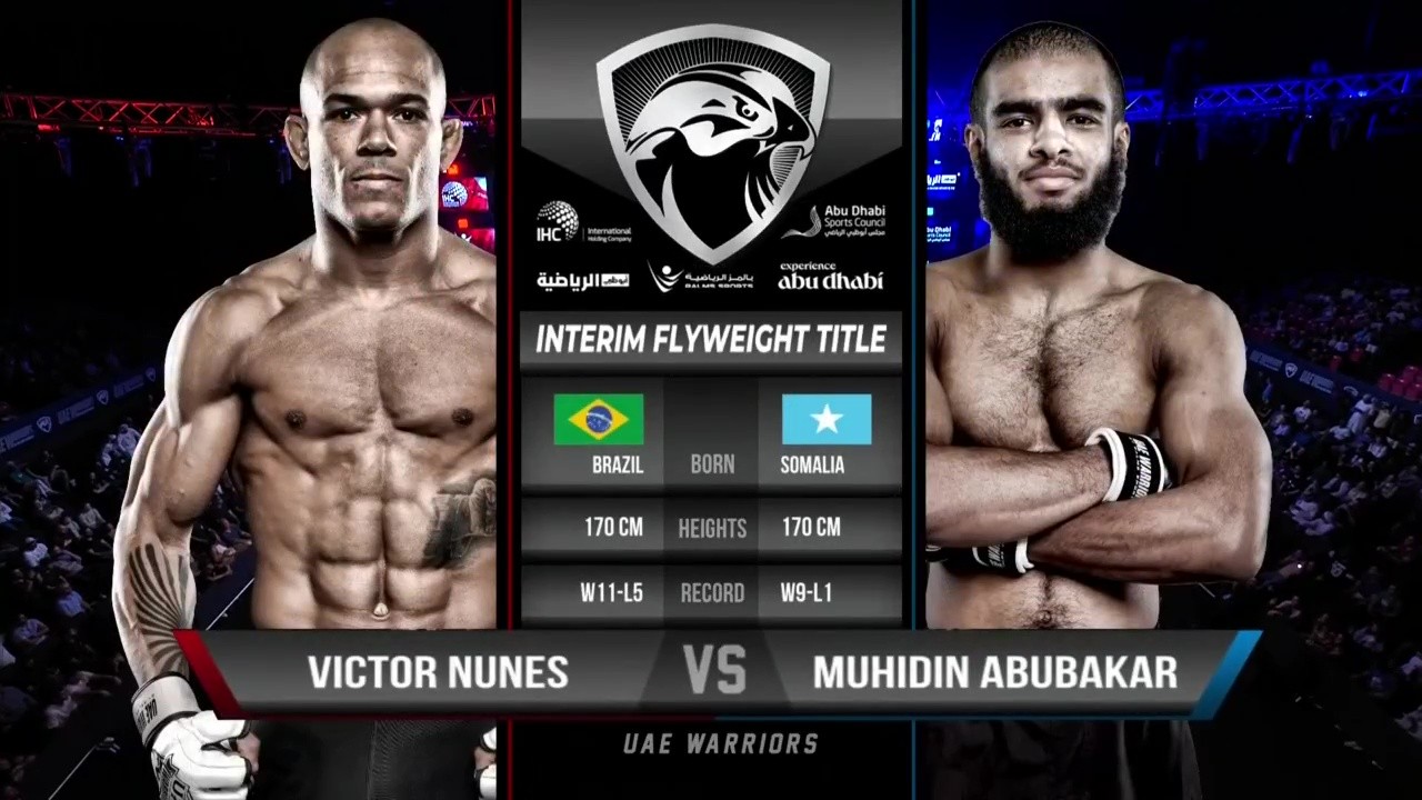 UAE Warriors 60 - Muhidin Abubakar vs Victor Nunes - June 13, 2025