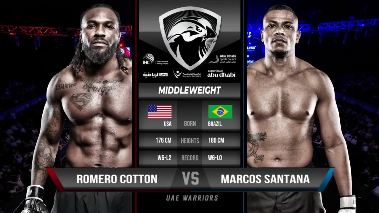 UAE Warriors 60 - Romero Cotton vs Marcos Santana - June 13, 2025