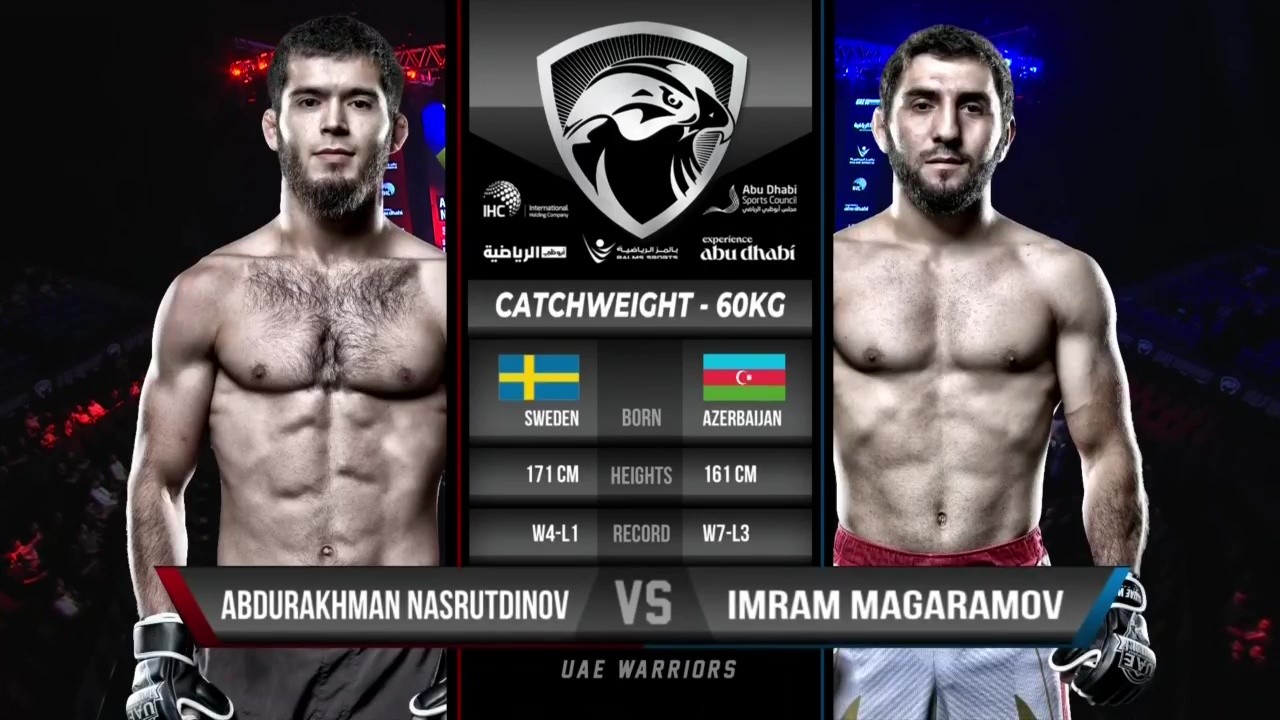 UAE Warriors 61 - A. Nasrutdinov vs Imram Magaramov - July 23, 2025