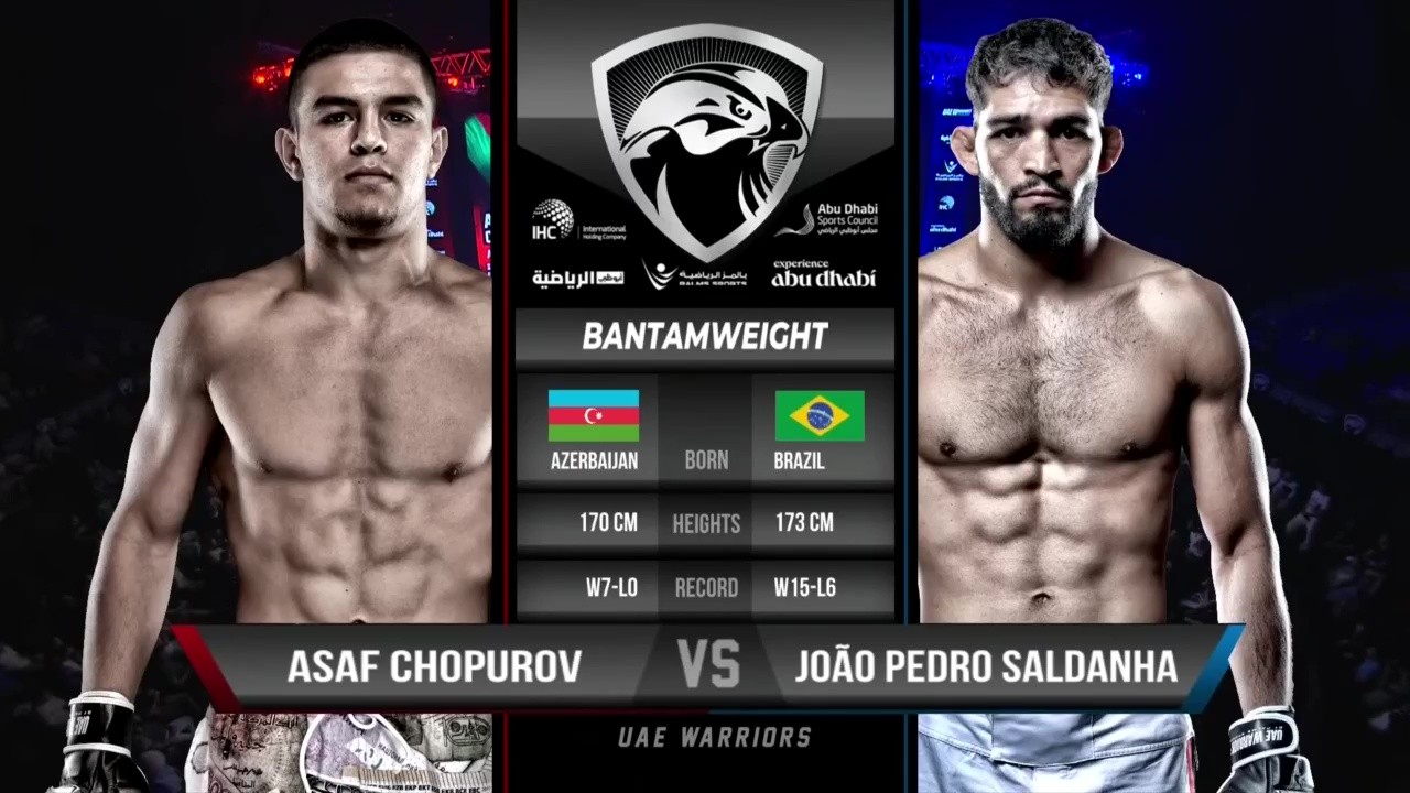 UAE Warriors 61 - Asaf Chopurov vs João Pedro Saldanha - July 23, 2025