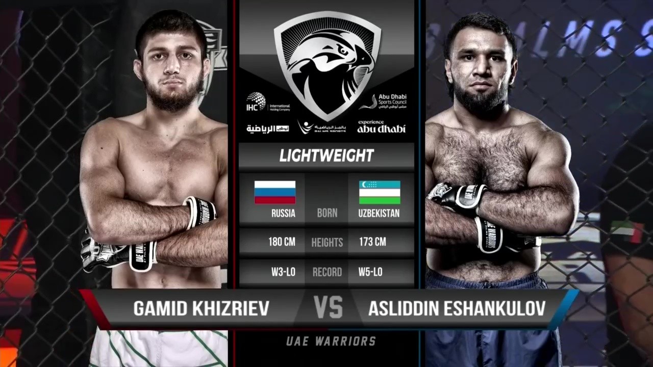 UAE Warriors 61 - Gamid Khizriev vs Asliddin Eshankulov - July 23, 2025