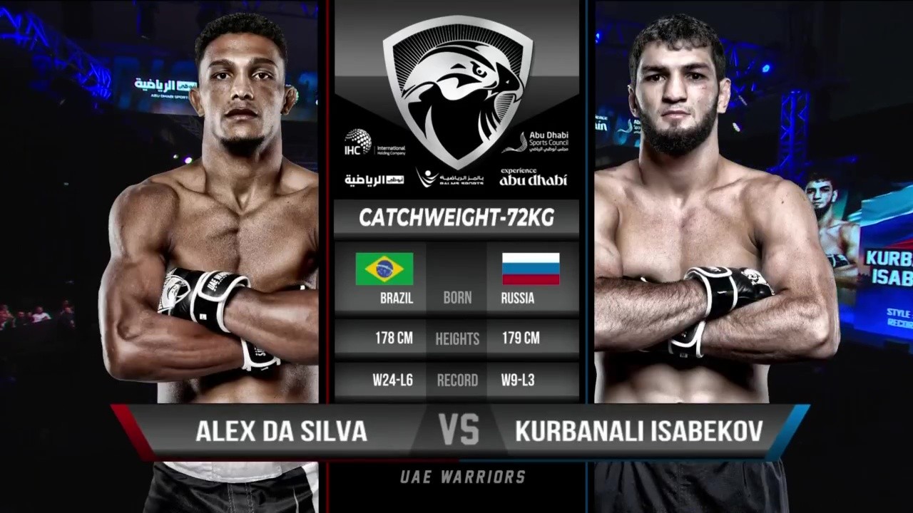 UAE Warriors 63 - Alex da Silva vs Kurbanali Isabekov - September 10, 2025