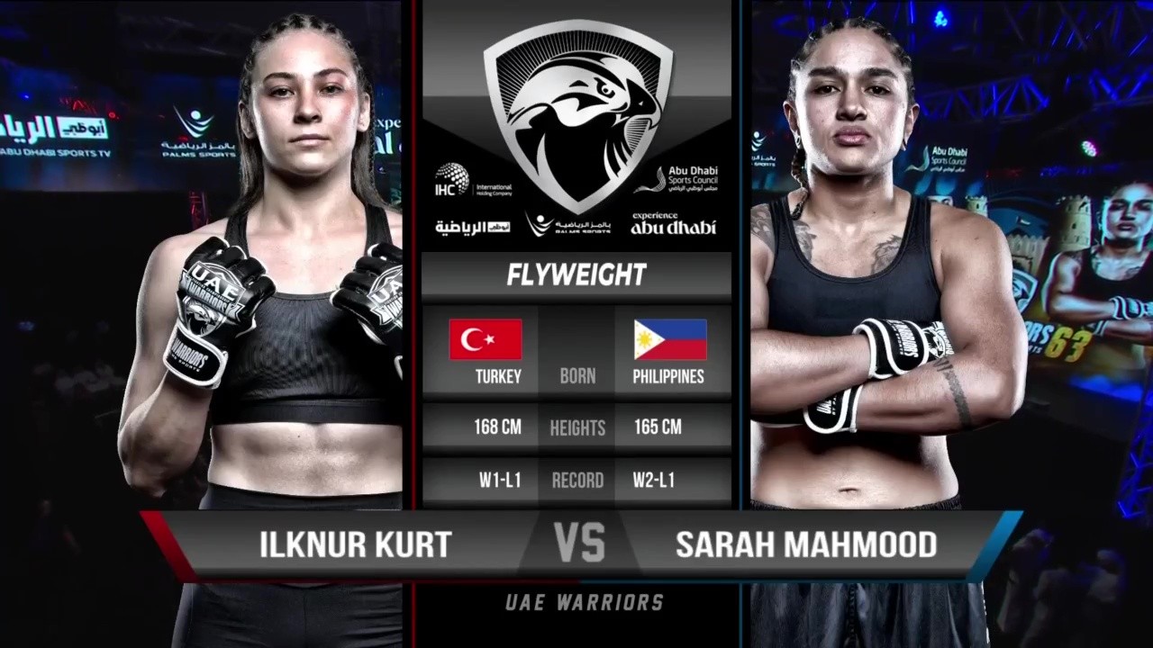UAE Warriors 63 - Sarah Mahmood vs Ilknur Kurt - September 10, 2025