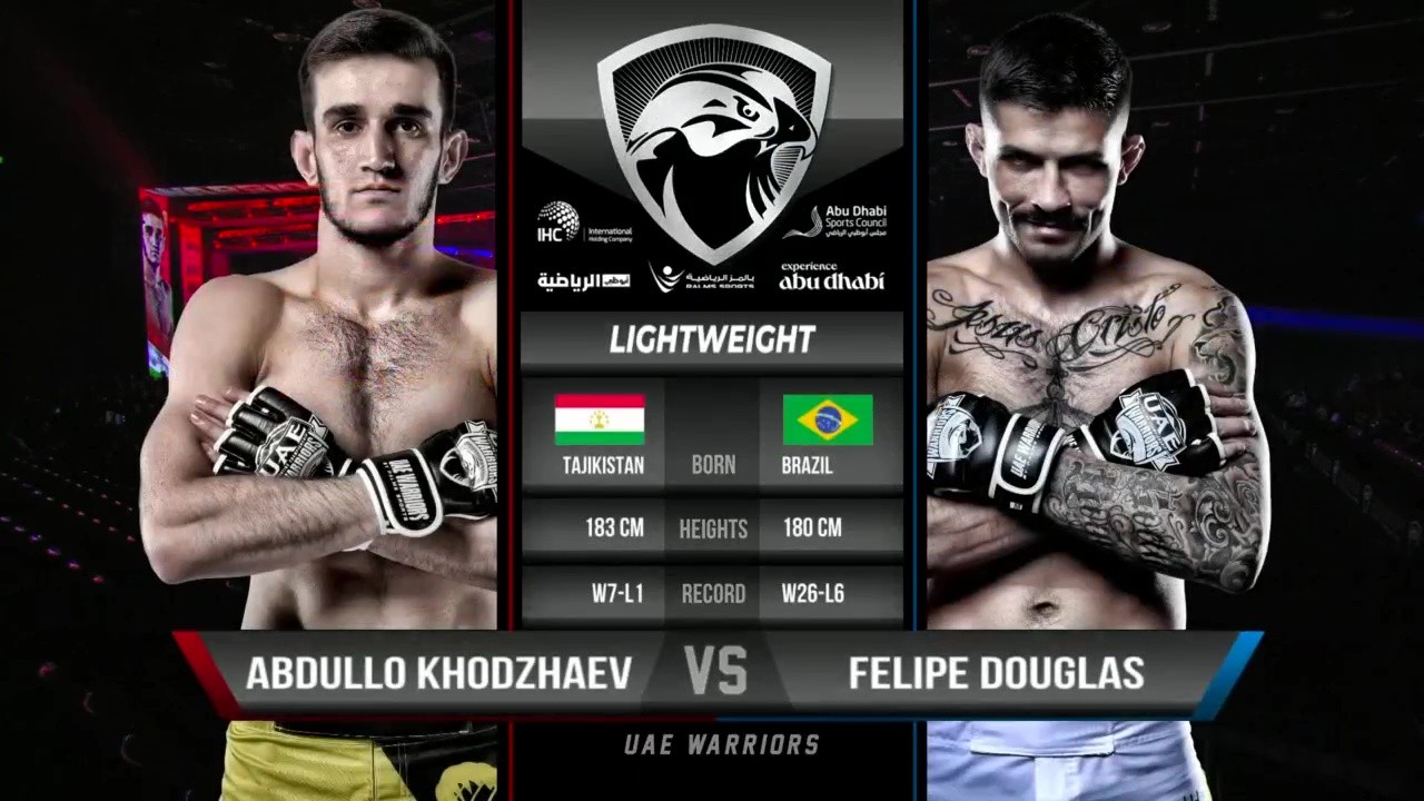 UAE Warriors 64 - Abdullo Khodzhaev vs Felipe Douglas - October 22, 2025