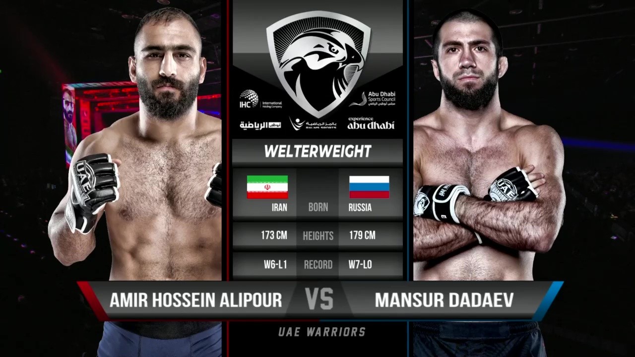 UAE Warriors 64 - Amir Hossein Alipour vs Mansur Dadaev - October 22, 2025