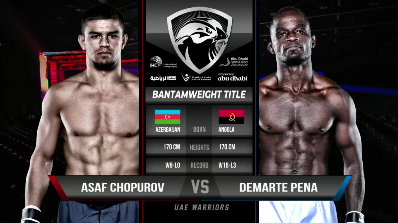 UAE Warriors 64 - Asaf Chopurov vs Demarte Pena - October 22, 2025