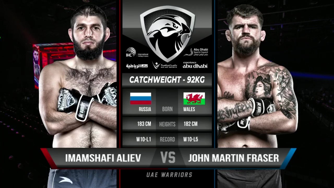 UAE Warriors 64 - John Martin Fraser vs Imamshafi Aliev - October 22, 2025