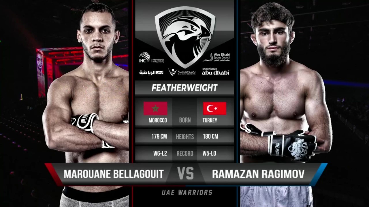 UAE Warriors 64 - Ramazan Ragimov vs arouane Bellagouit - October 22, 2025