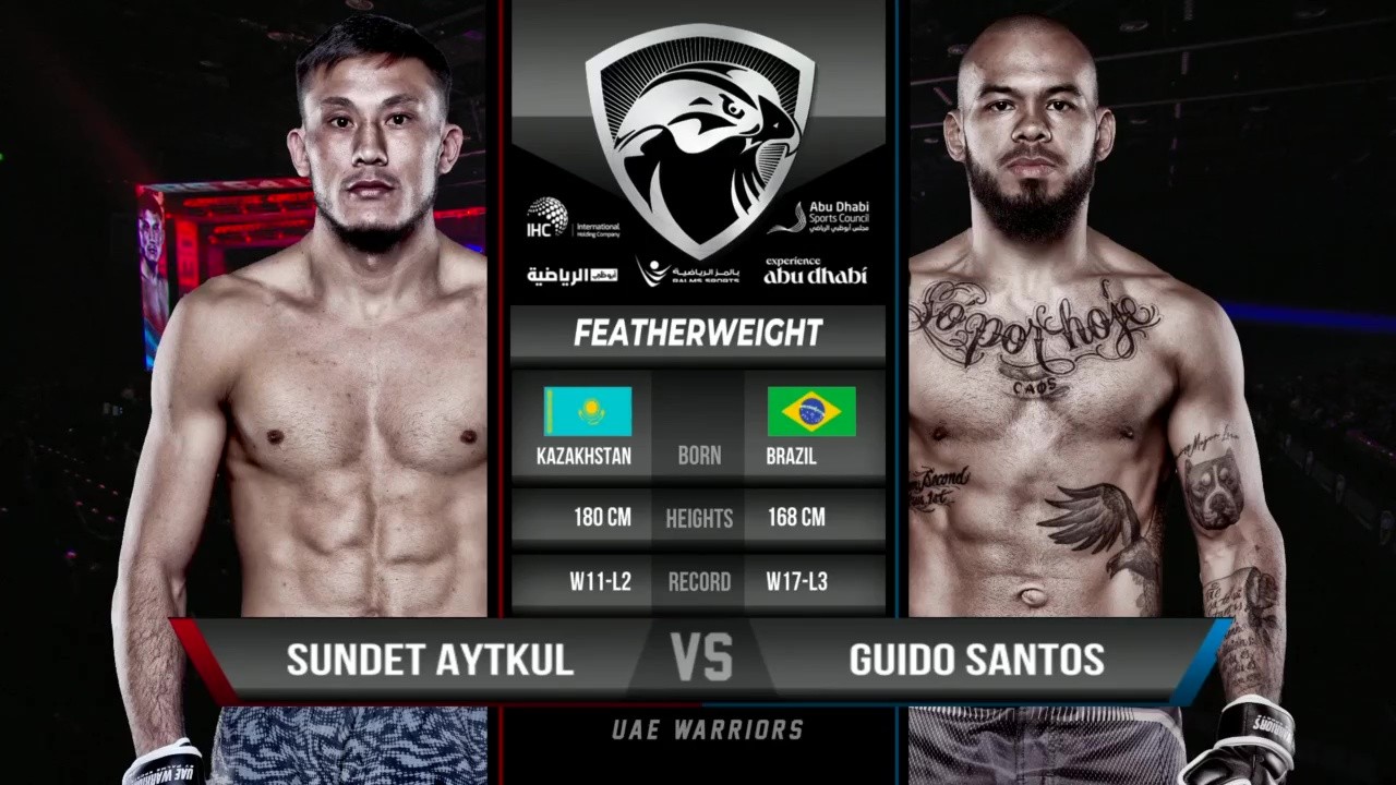 UAE Warriors 64 - Sundet Aytkul vs Guido Santos - October 22, 2025