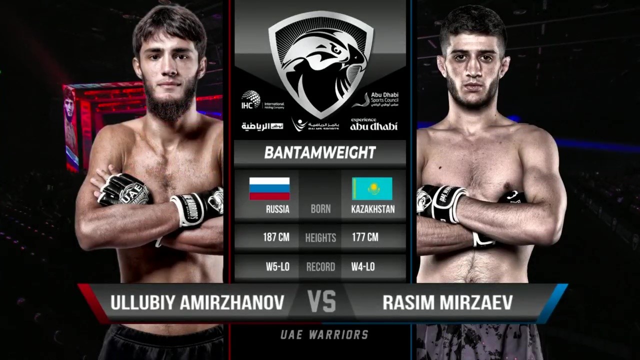 UAE Warriors 64 - Ullubiy Amirzhanov vs Rasim Mirzaev - October 22, 2025