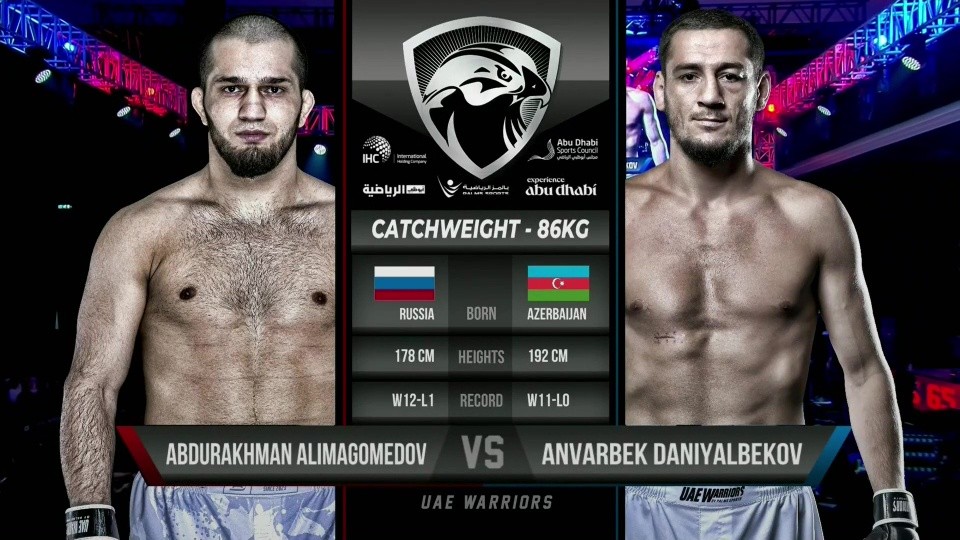 UAE Warriors 65 - A. Alimagomedov vs Anvarbek Daniyalbekov - November 15, 2025