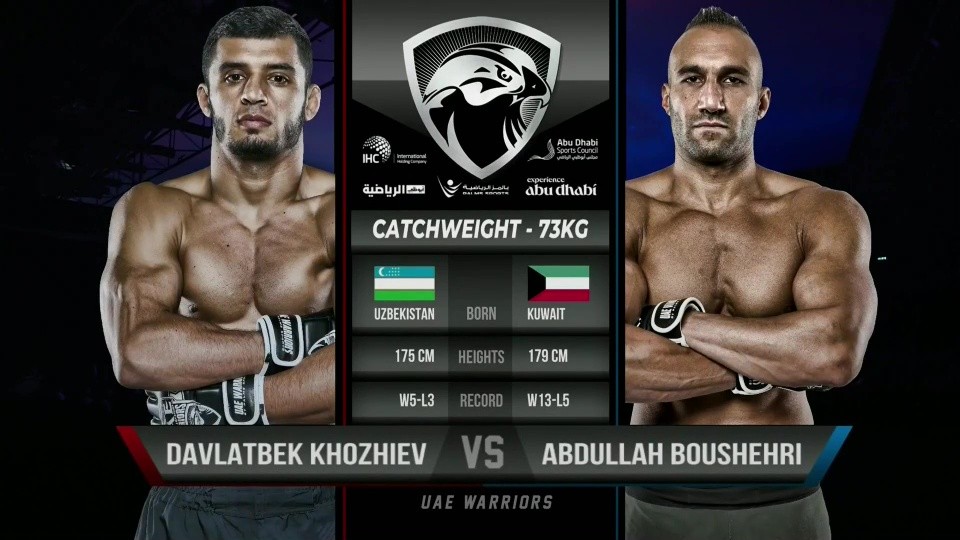 UAE Warriors 65 - Abdulla Al Bousheiri vs Davlatbek Khozhiev - November 15, 2025