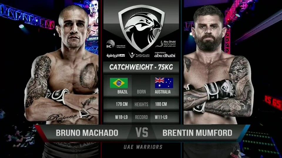 UAE Warriors 65 - Bruno Azeredo vs Brentin Mumford - November 15, 2025