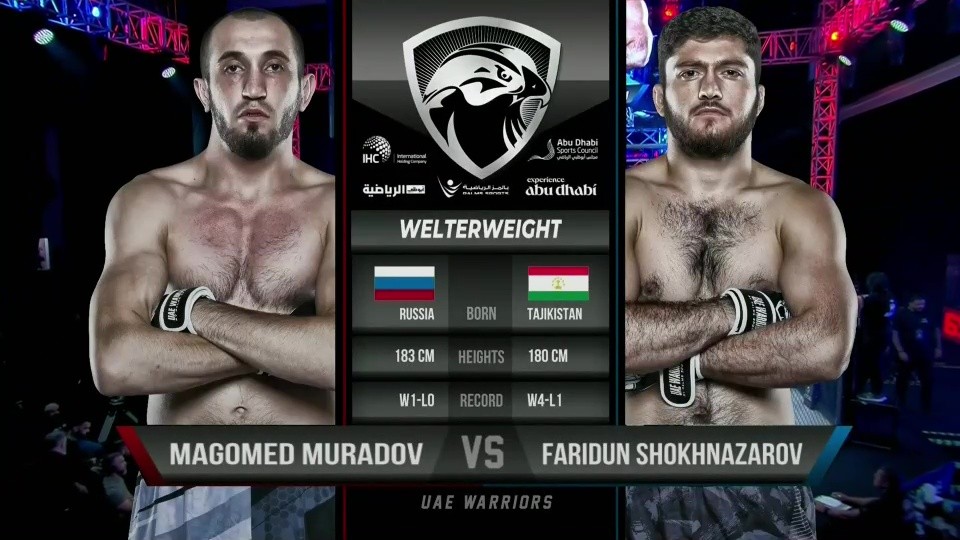 UAE Warriors 65 - Magomed Muradov vs Faridun Shokhnazarov - November 15, 2025