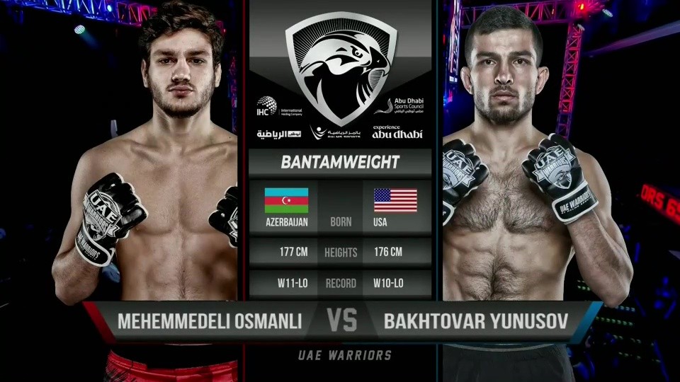 UAE Warriors 65 - Mehemmedeli Osmanli vs Bakhtovar Yunusov - November 15, 2025