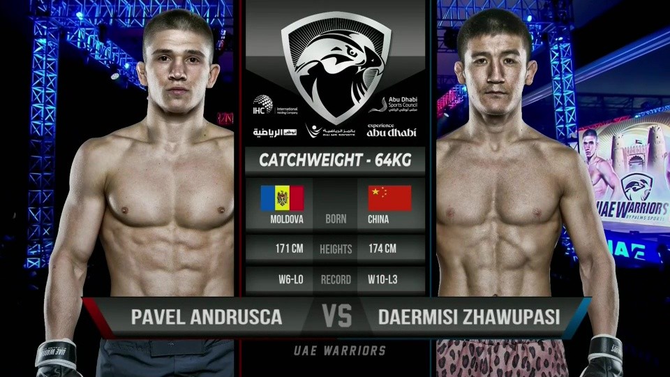 UAE Warriors 65 - Pavel Andrusca vs Daermisi Zhawupasi - November 15, 2025