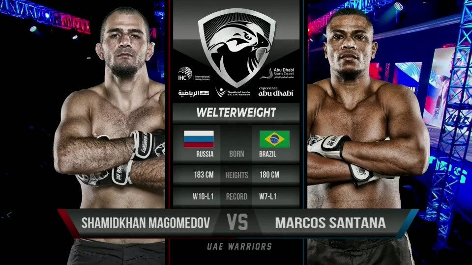 UAE Warriors 65 - Shamidkhan Magomedov vs Marcos Santana - November 15, 2025