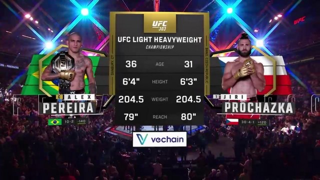 UFC 303 - Alex Pereira vs Jiří Procházka 2 - June 29, 2024
