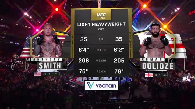 UFC 303 - Anthony Smith vs Roman Dolidze - June 29, 2024