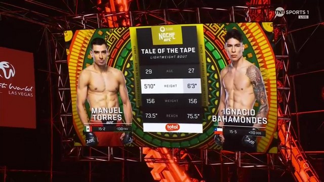 UFC 306 - Manuel Torres vs Ignacio Bahamondes - September 14, 2024