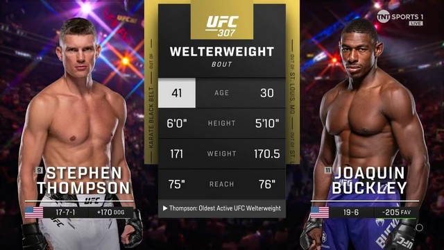 UFC 307 - Stephen Thompson vs Joaquin Buckley - October 5, 2024