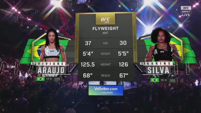 UFC 309 - Karine Silva vs Viviane Araujo - November 16, 2024