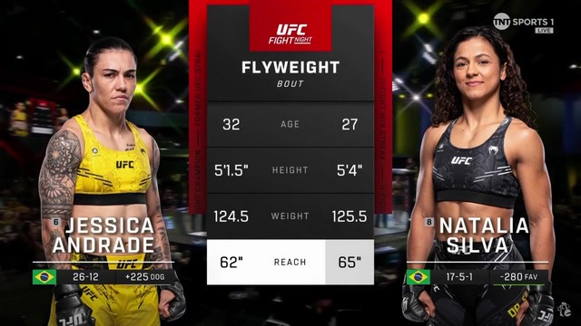 UFC Fight Night - Jéssica Andrade vs Natália Silva - September 7, 2024