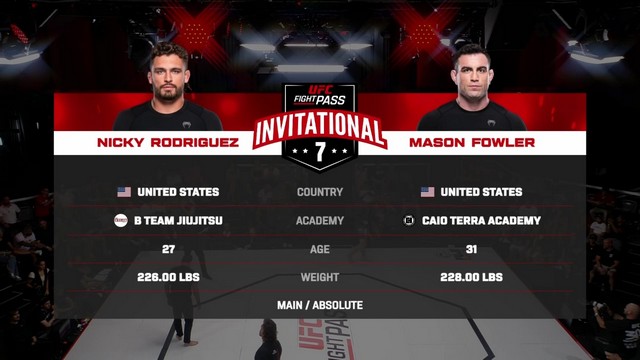 Invitational 7 - Nick Rodriguez vs Mason Fowler - May 15, 2024