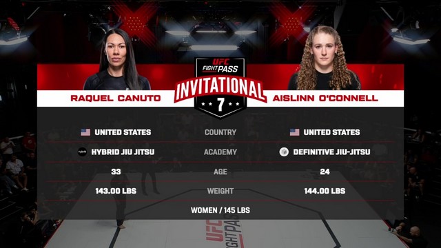Invitational 7 - Raquel Canuto vs Aislinn O’Connell - May 15, 2024