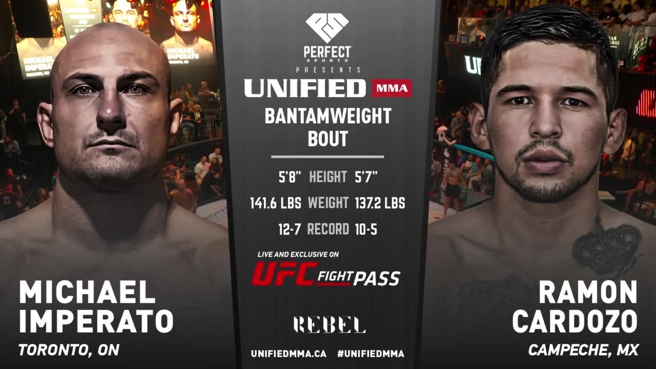 Unified MMA 62 - Michael Imperato vs Ramón Cardozo - May 30, 2025