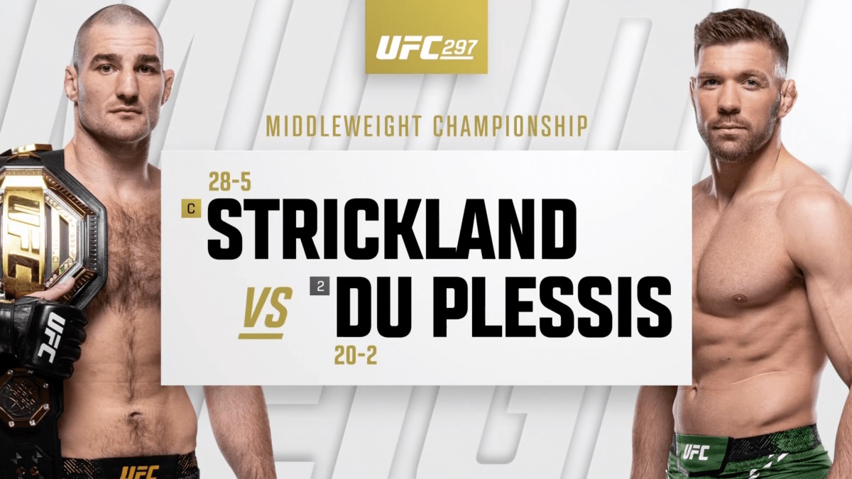 UFC 297 - Sean Strickland vs Dricus Du Plessis - January 20, 2024