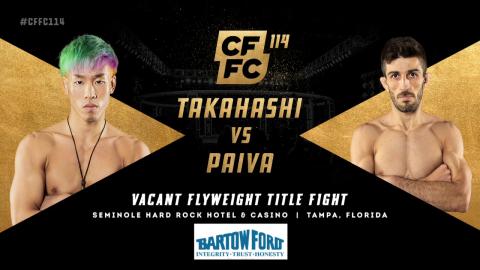 CFFC 114 - Makoto Takahashi vs Diego Paiva - Nov 10, 2022