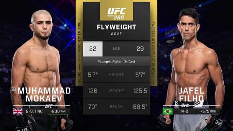 UFC 286 - Muhammad Mokaev vs Jafel Filho - Mar 18, 2023