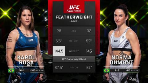 UFC Fight Night 222 - Rosa vs. Dumont - April 22, 2023