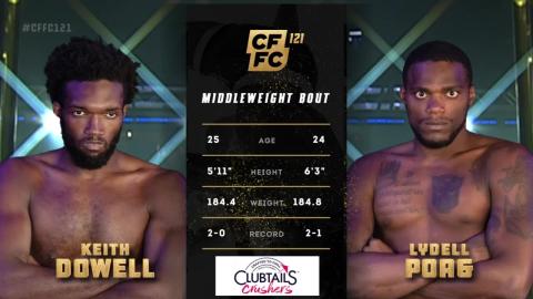 CFFC 121 - Keith Dowell vs Lydell Poag - July 13, 2023