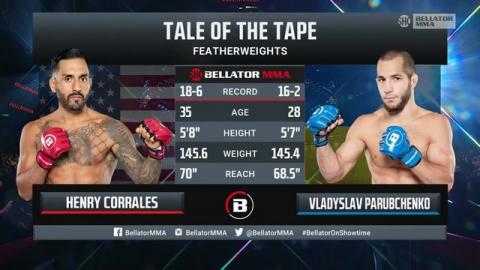 Henry Corrales vs. Vladyslav Parubchenko - Oct 16, 2021