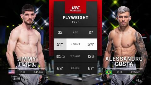 UFC on ESPN 47 - Jimmy Flick vs Alessandro Costa - Jun 17, 2023