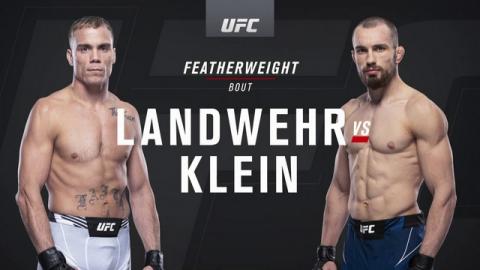 UFCFN 195 - Nate Landwehr vs Ludovit Klein - Oct 16, 2021