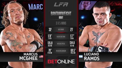 LFA 149 - Marcus McGhee vs Luciano Ramos - Jan 06, 2023