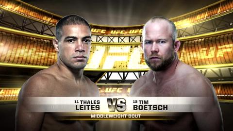 UFC 183 - Thales Leites vs Tim Boetsch - Jan 30, 2015
