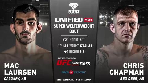 Unified MMA 52 - Mac Laursen vs Chris Chapman - September 7, 2023