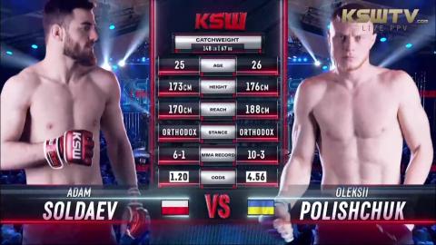 KSW 75 - Oleksii Polischuck vs Adam Soldaev - Oct 14, 2022