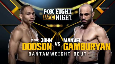UFC on FOX 19 - John Dodson vs Manvel Gamburyan - Apr 16, 2016