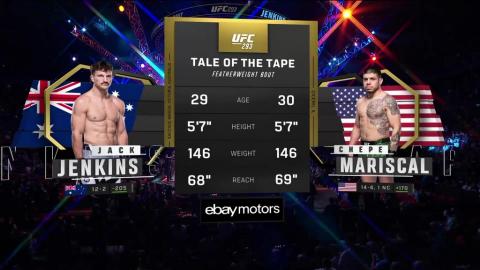 UFC 293 - Jack Jenkins vs Chepe Mariscal - September 10, 2023