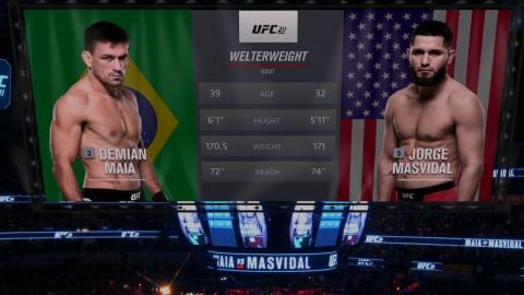 UFC 211 - Demian Maia vs Jorge Masvidal - May 13, 2017