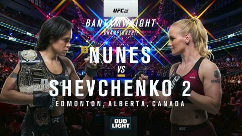 UFC 215 - Amanda Nunes vs Valentina Shevchenko 2 - Sep 09, 2017