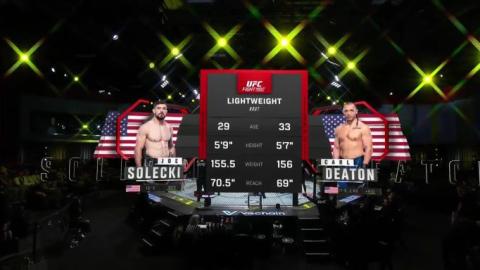 UFC Fight Night 220 - Joe Solecki vs Carl Deaton - Feb 25, 2023