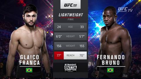 UFC 190 - Fernando Bruno vs Glaico Franca - Aug 1, 2015