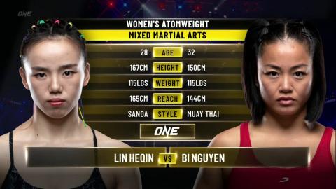 ONE Championship - Lin Heqin vs. Bi Nguyen - Feb 11, 2022