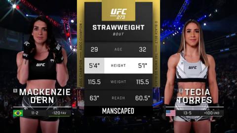 UFC 273 - Mackenzie Dern vs Tecia Torres - Apr 10, 2022